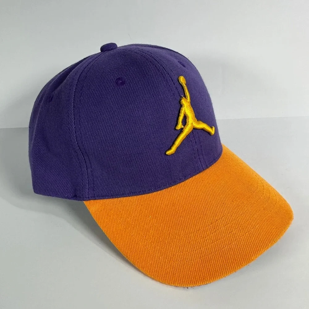 Jordan Jumpman Strapback Hat‎ Purple Orange One Size Fits All Cotton